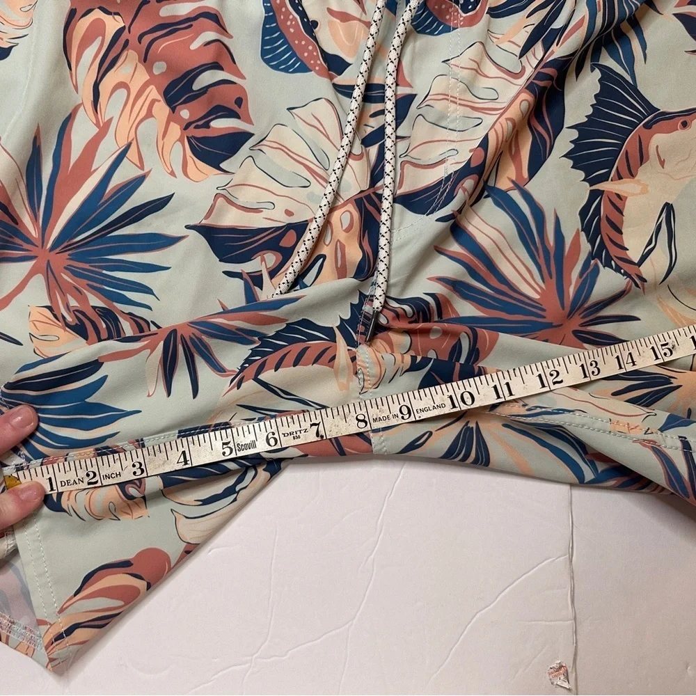 Salty Crew Ocean Fish Beach Lounge Shorts Size Large - Picture 9 of 9